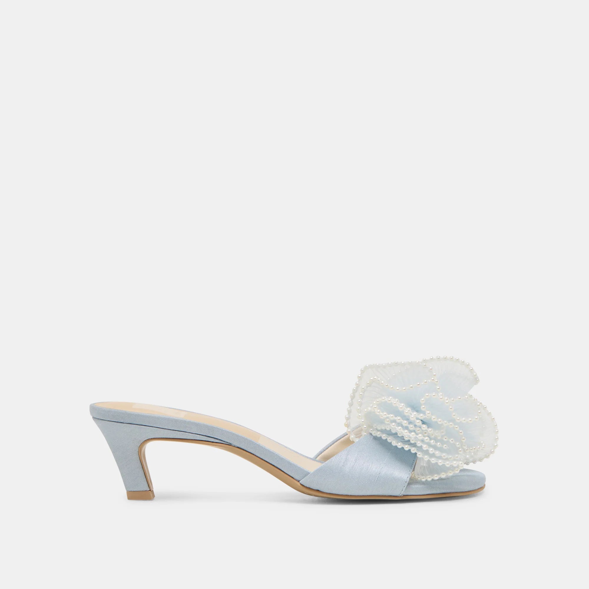 NARITA PEARL BLUE SATIN