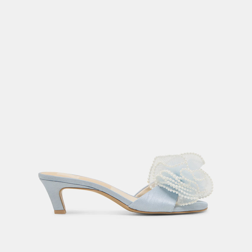 NARITA PEARL BLUE SATIN