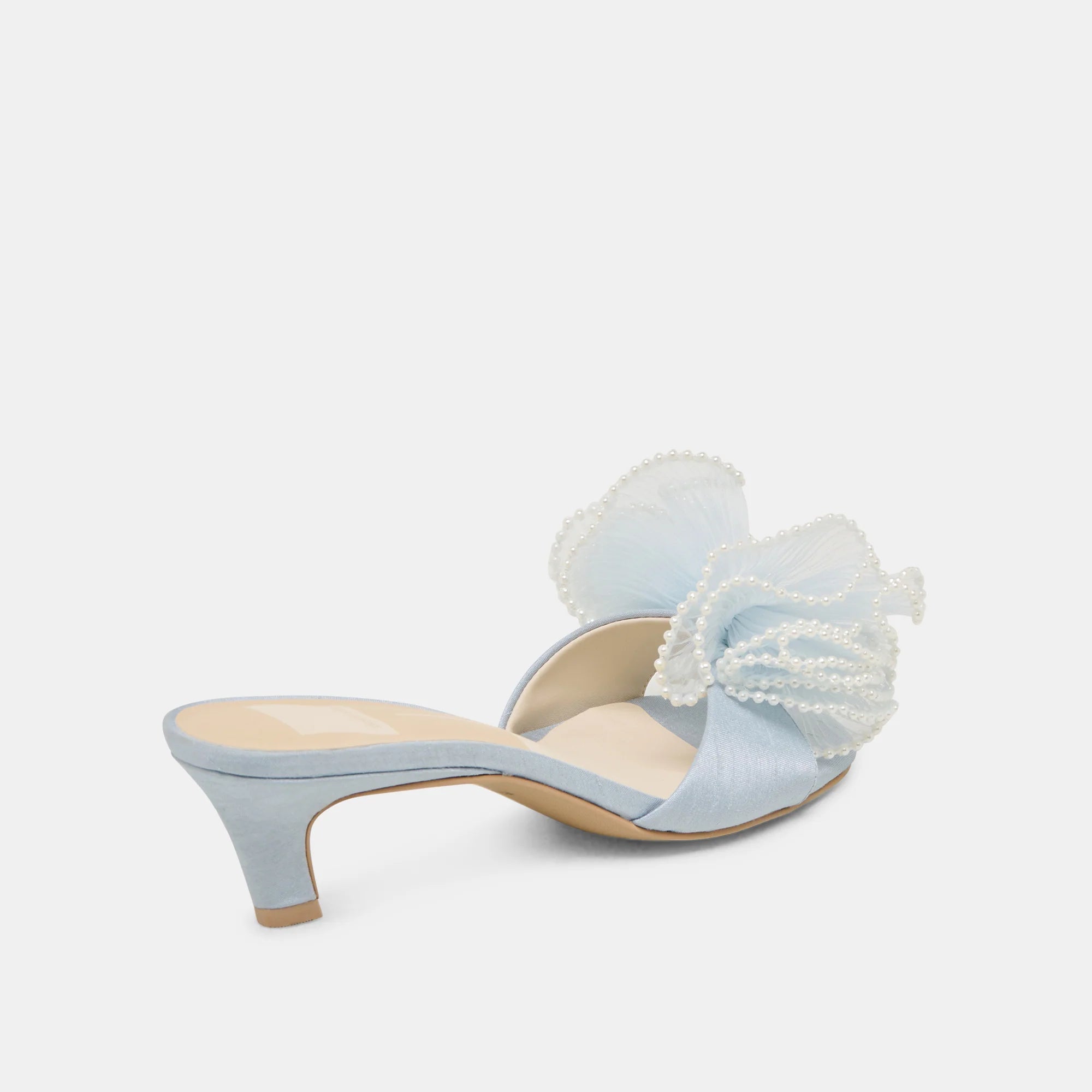 NARITA PEARL BLUE SATIN