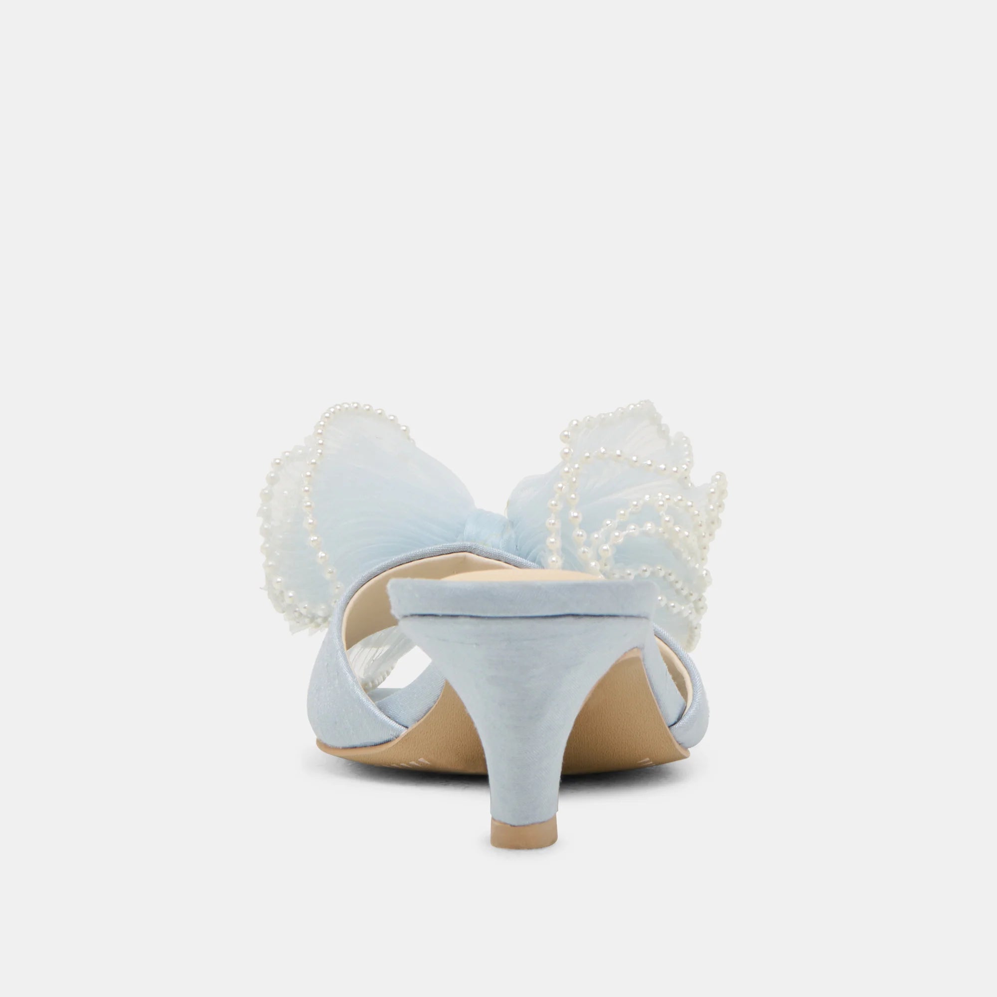 NARITA PEARL BLUE SATIN