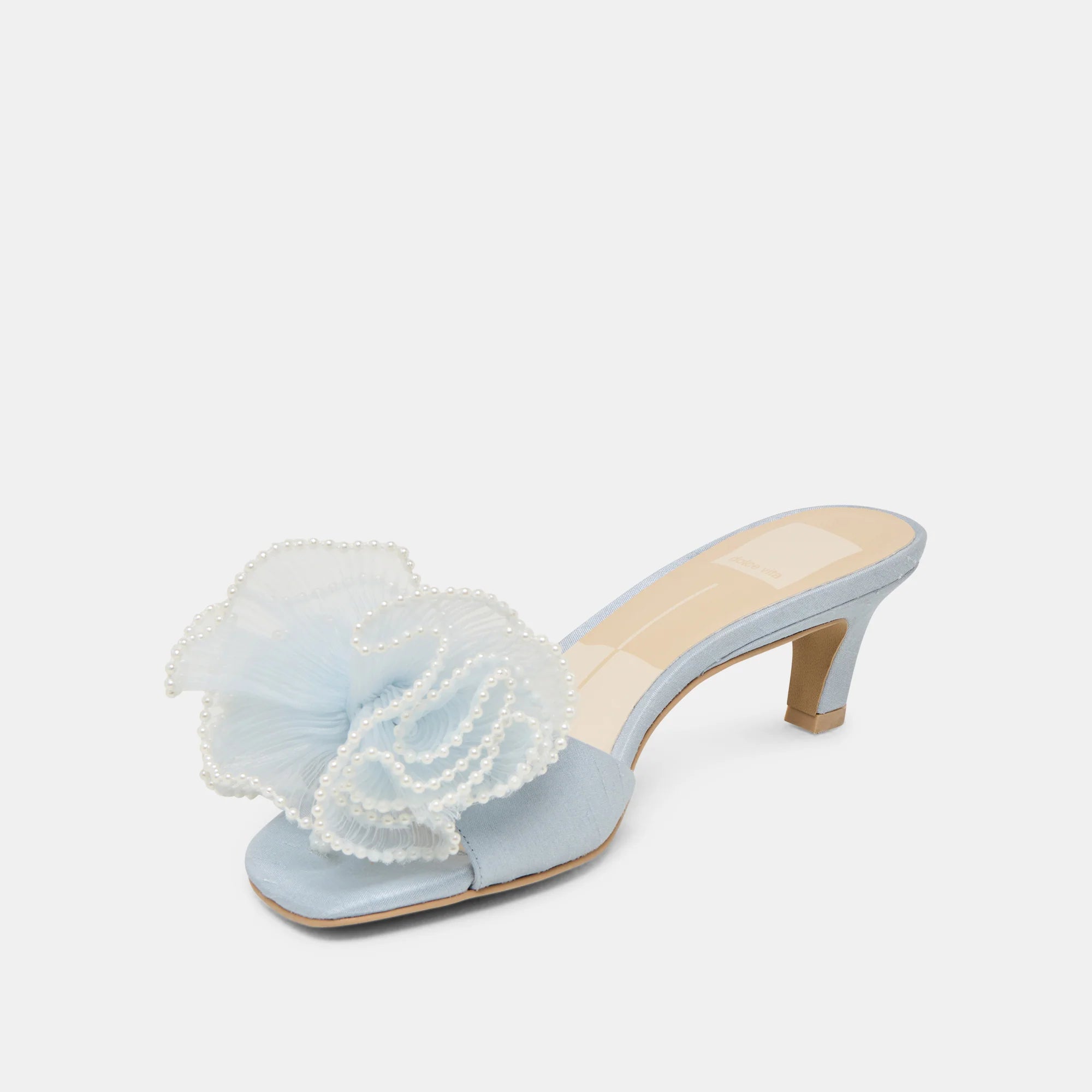 NARITA PEARL BLUE SATIN