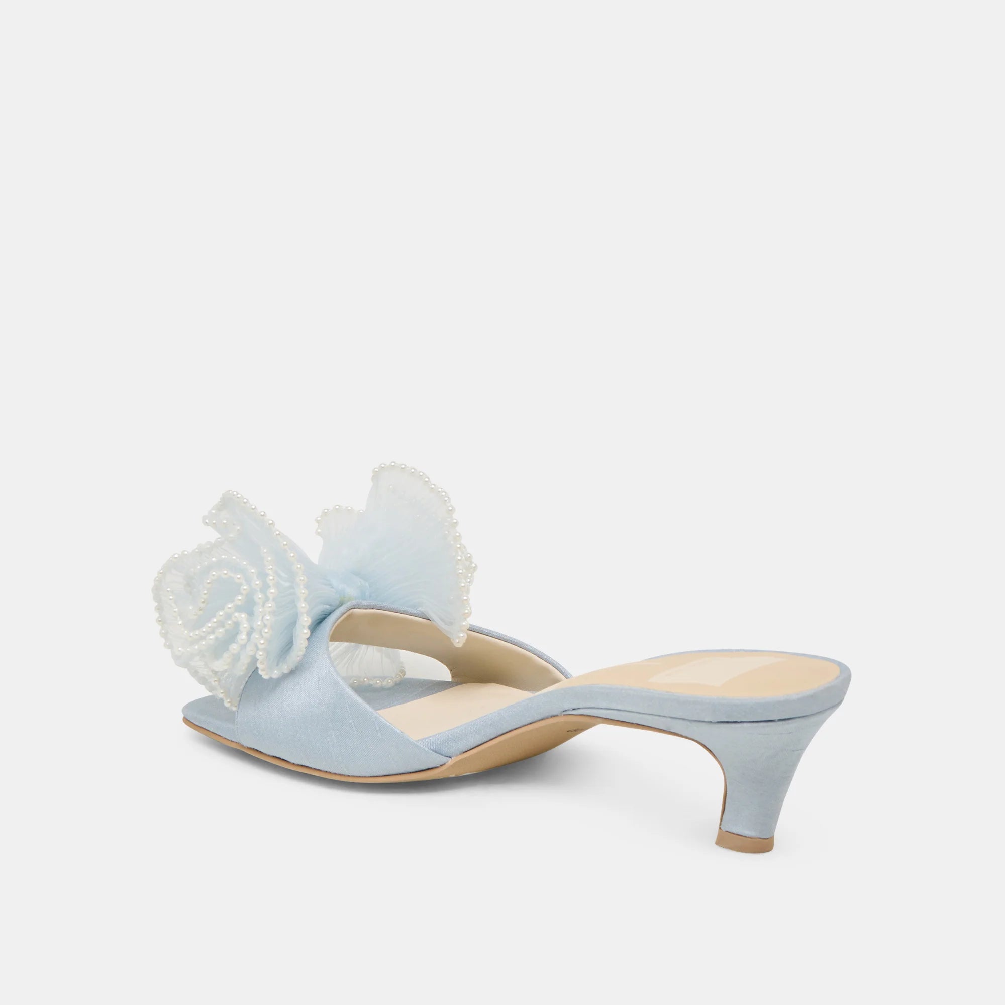 NARITA PEARL BLUE SATIN