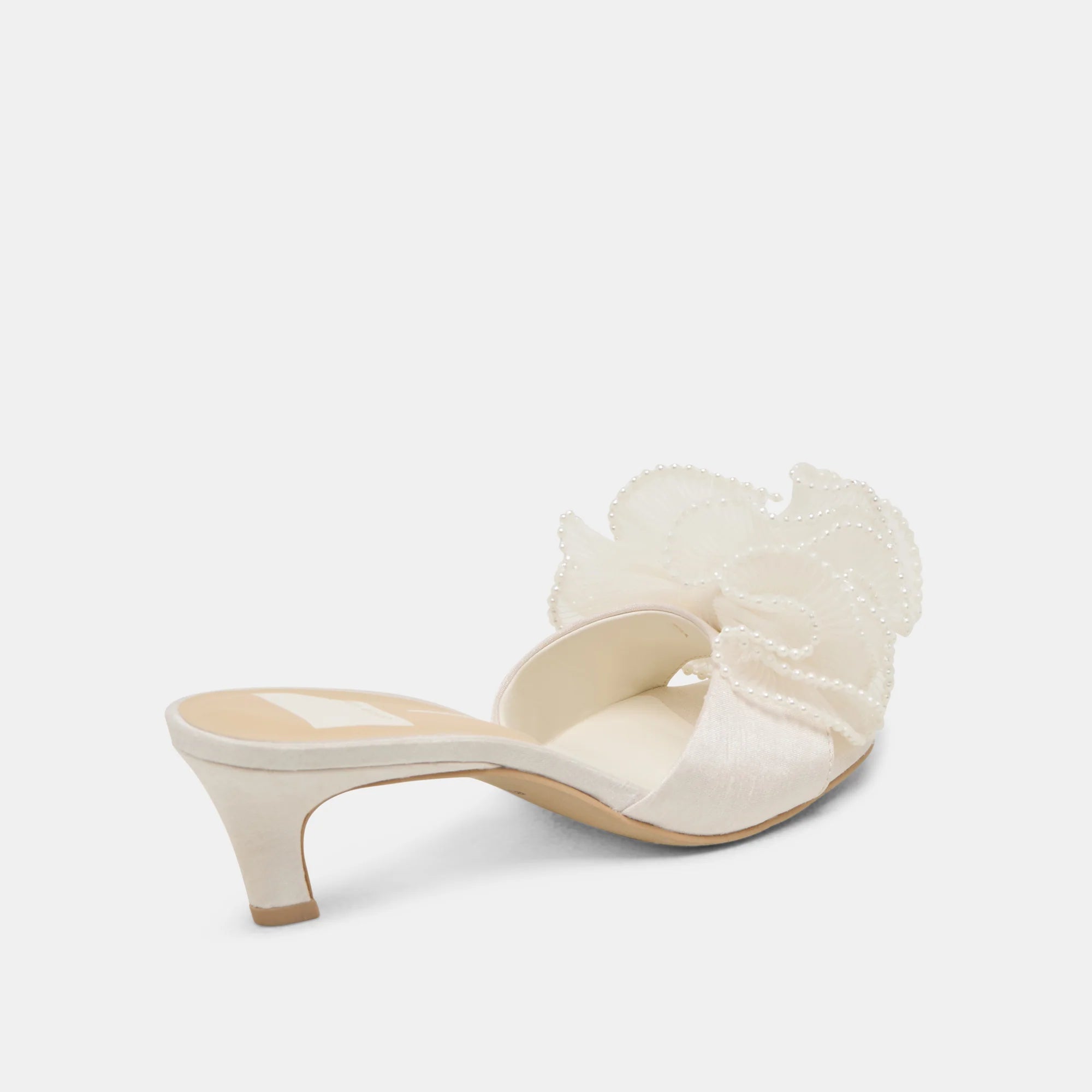 NARITA PEARL OFF WHITE SATIN
