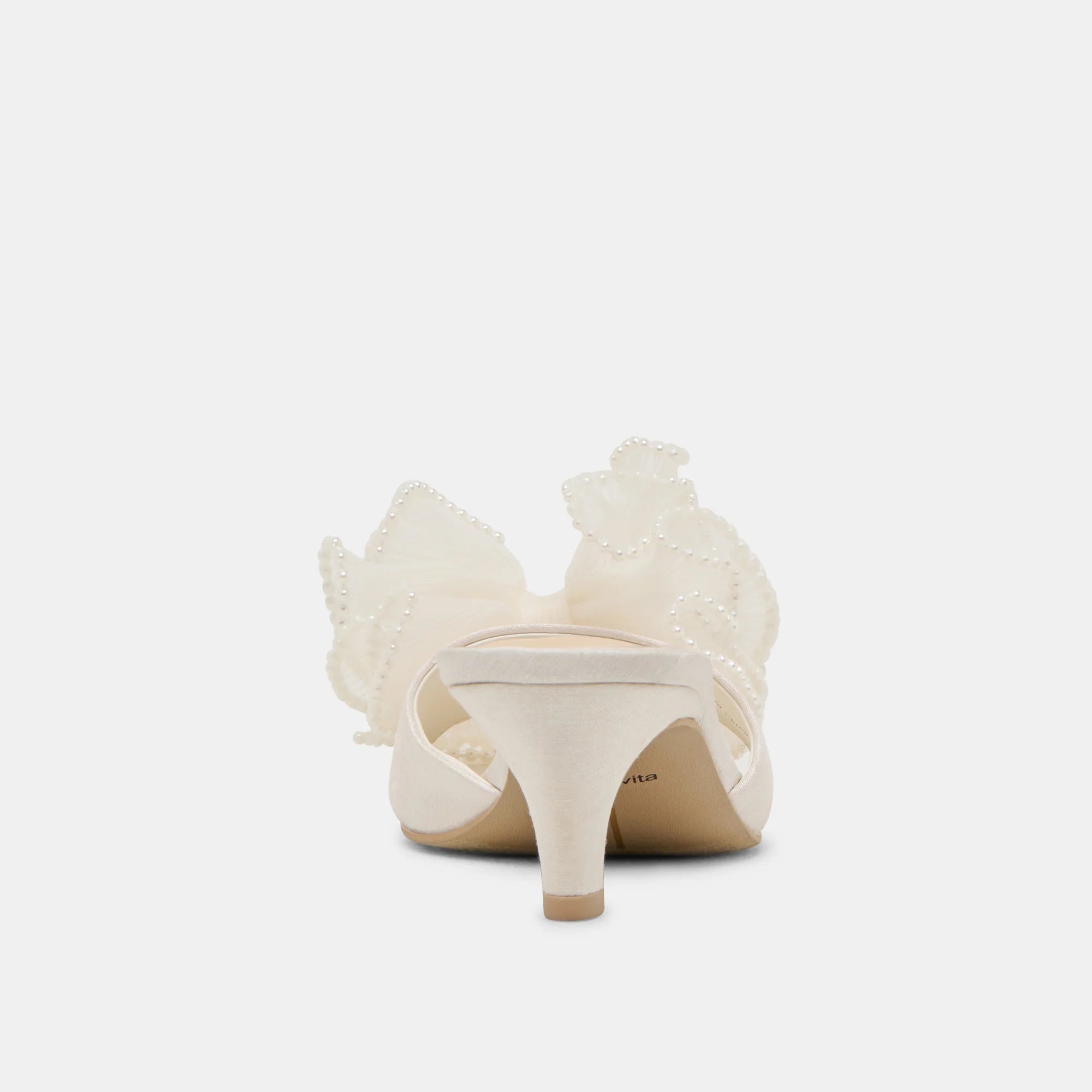 NARITA PEARL OFF WHITE SATIN