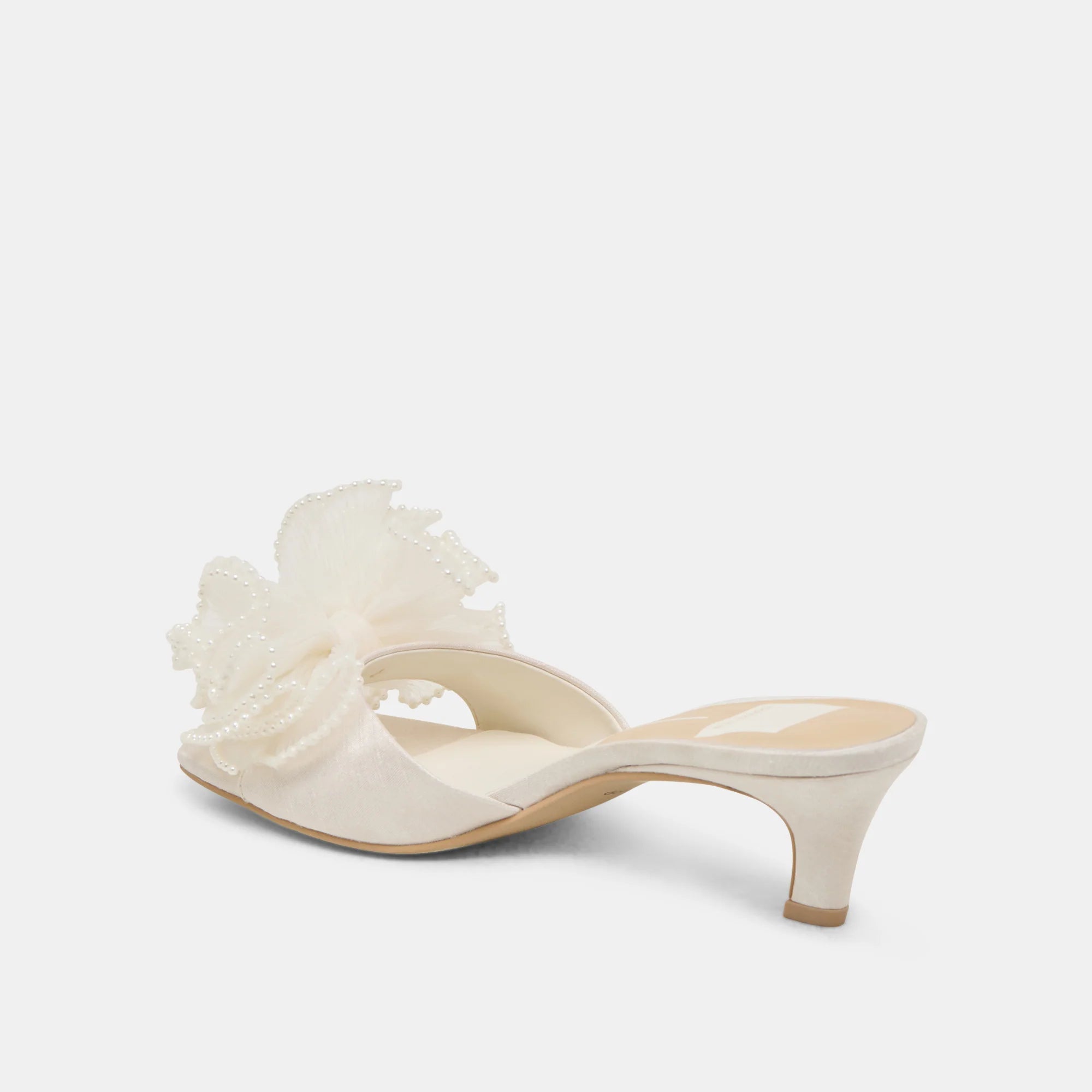 NARITA PEARL OFF WHITE SATIN