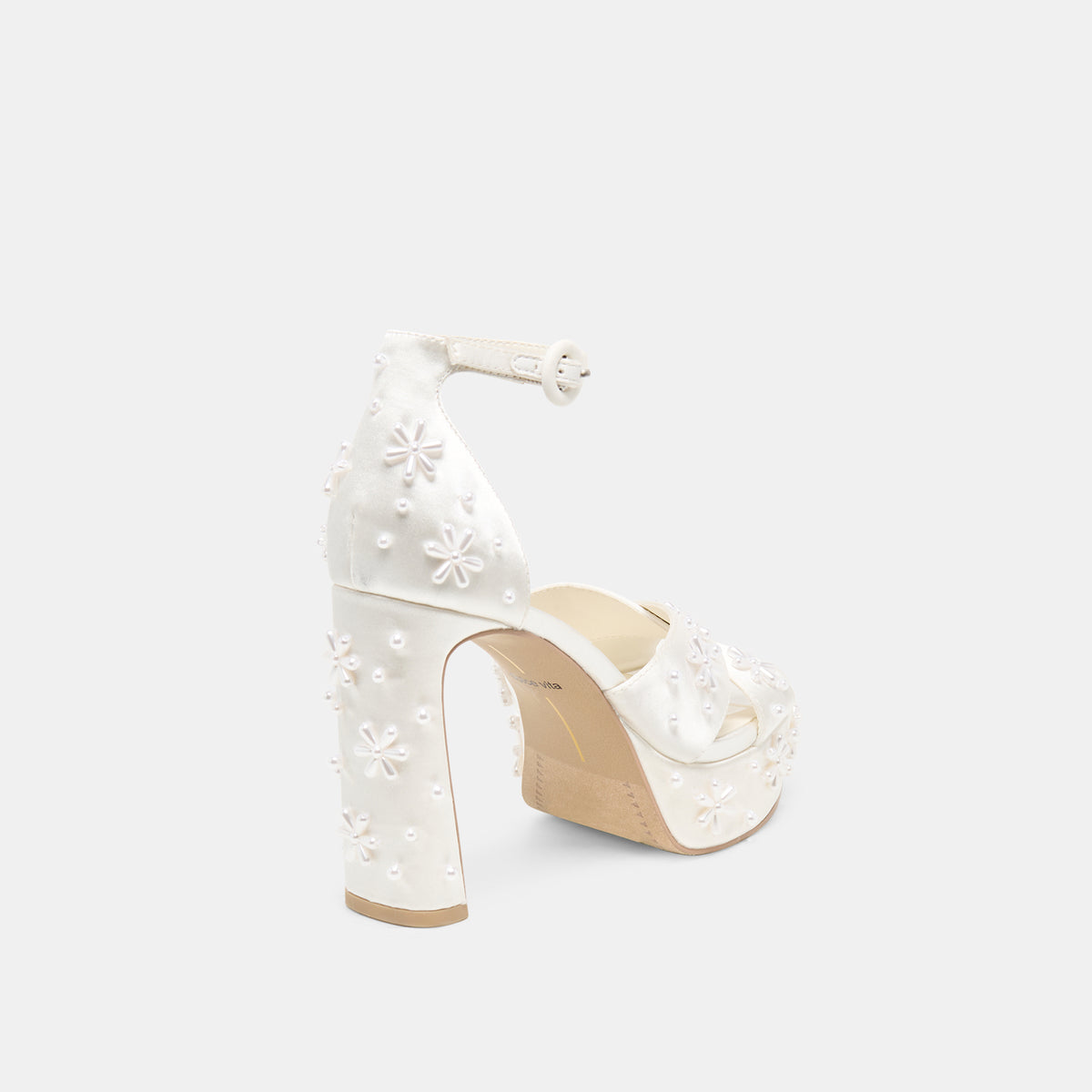 POPPY PEARL SATIN BLANC - view 3