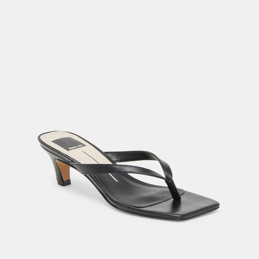 RAMIA BLACK LEATHER
