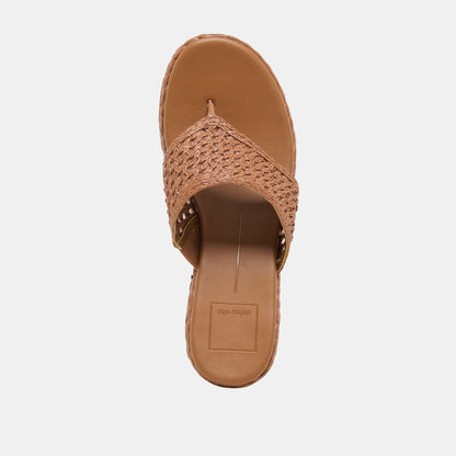 RIPPLE RAFFIA BRUN MOYEN