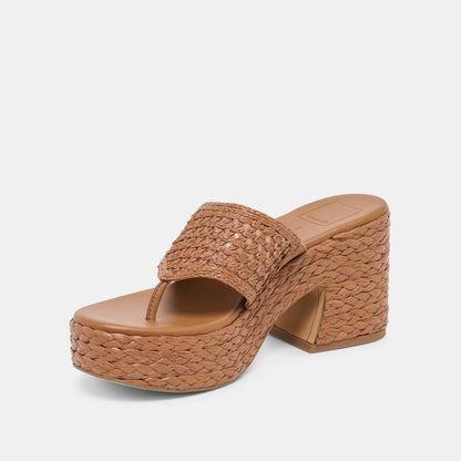 RIPPLE RAFFIA BRUN MOYEN