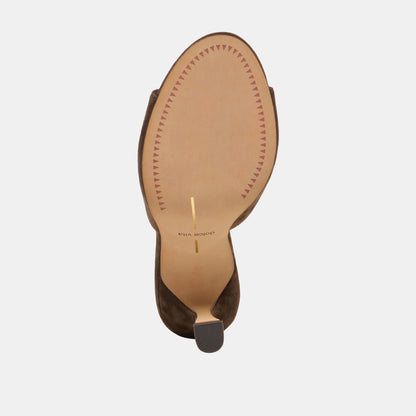 ROSHA DARK BROWN SUEDE