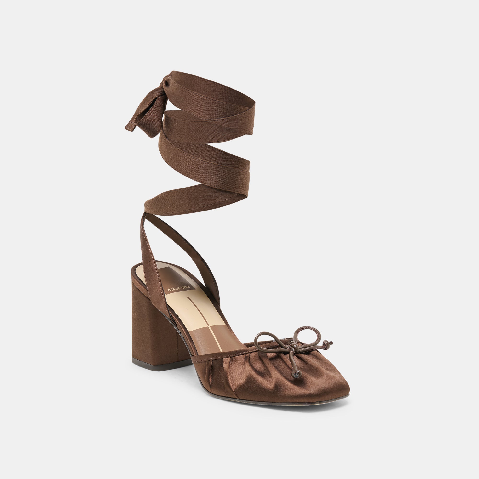 TISHA CHOCOLATE SATIN - view 2