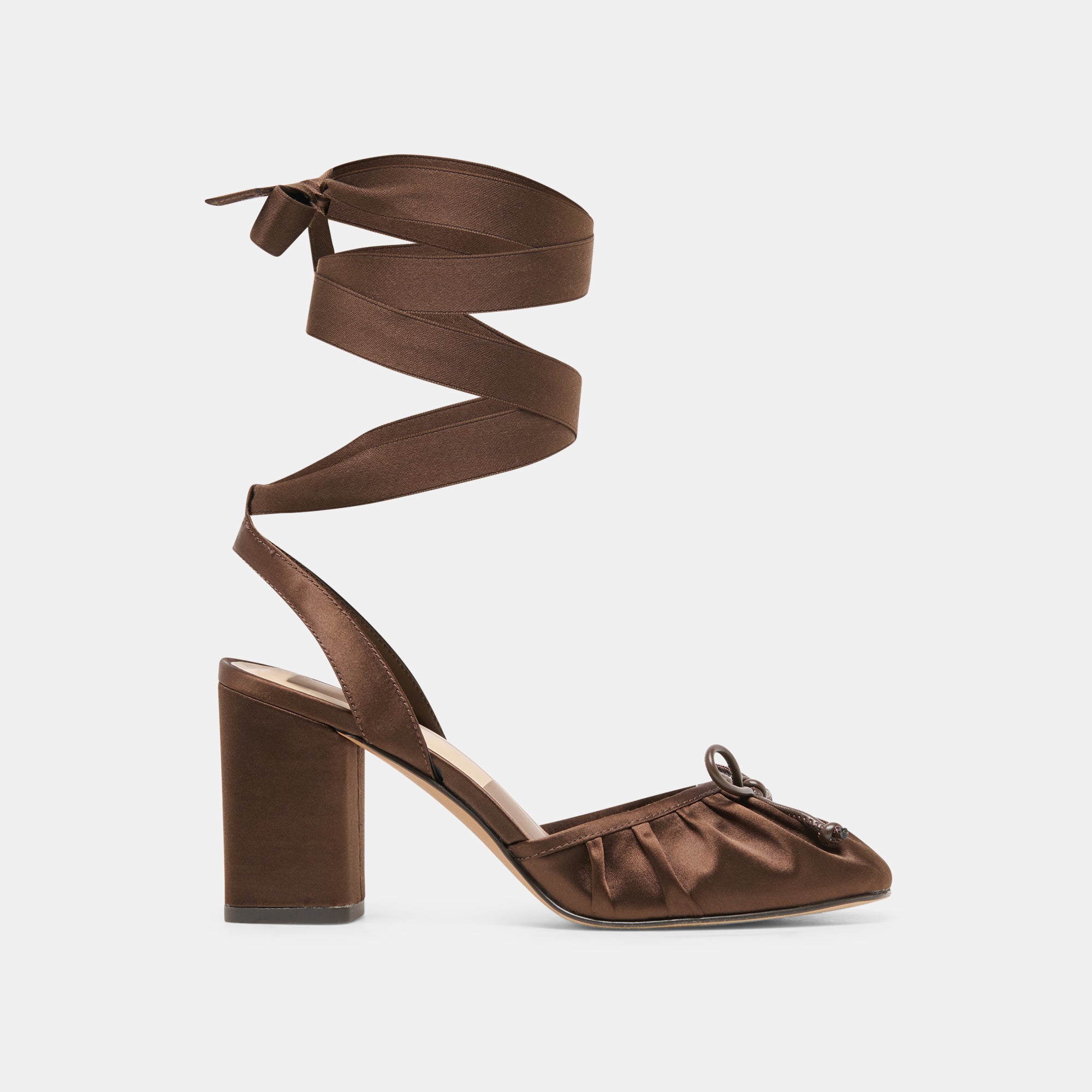 TISHA CHOCOLATE SATIN