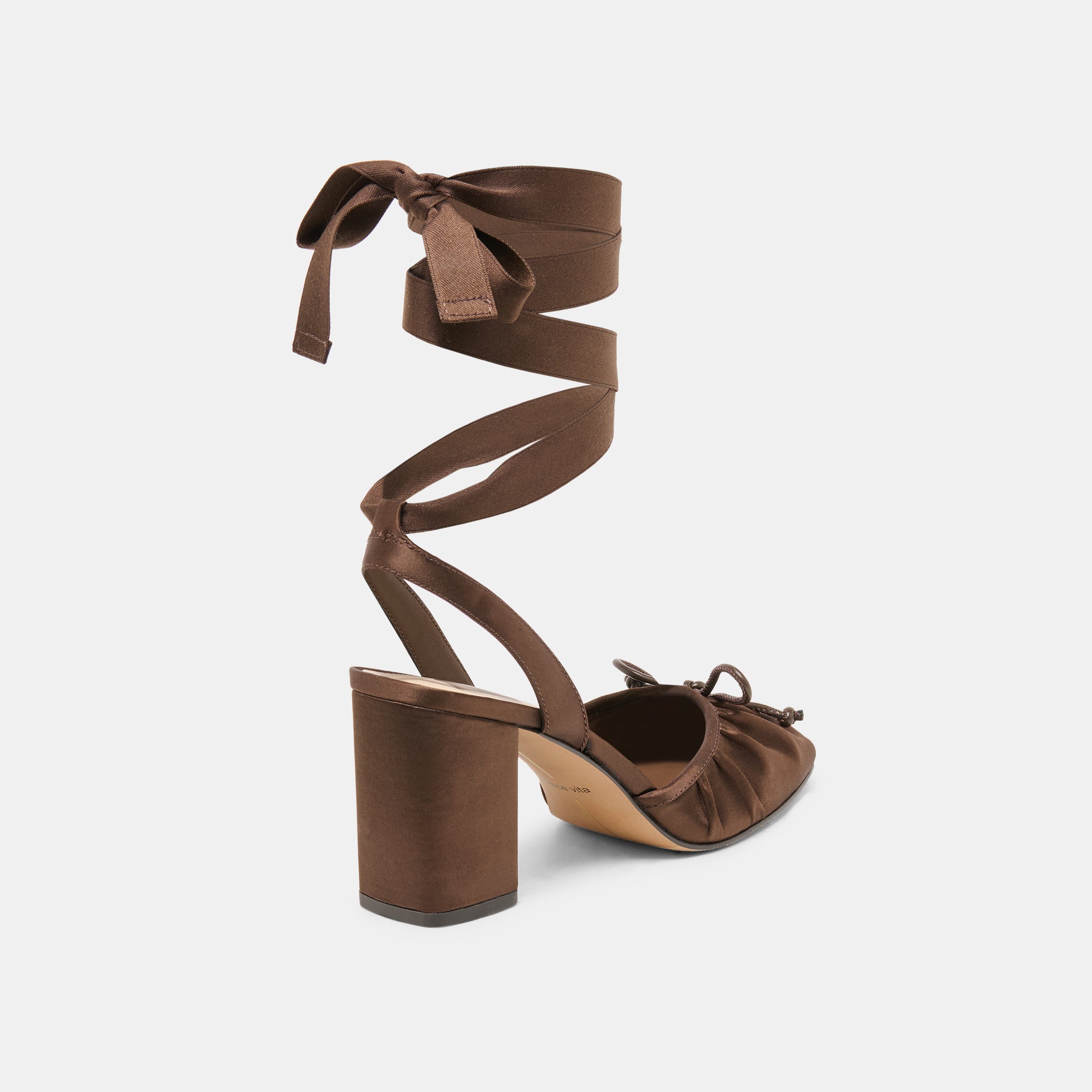 TISHA CHOCOLATE SATIN - view 3