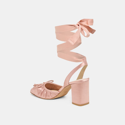 TISHA LT BLUSH SATIN