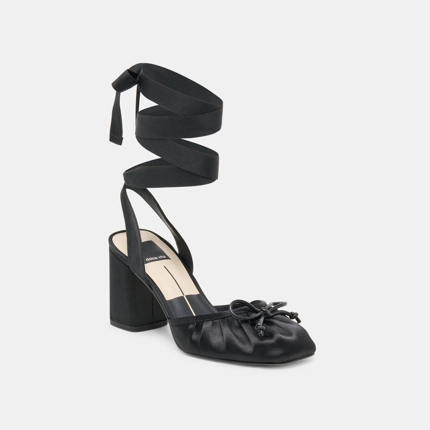 TISHA ONYX SATIN