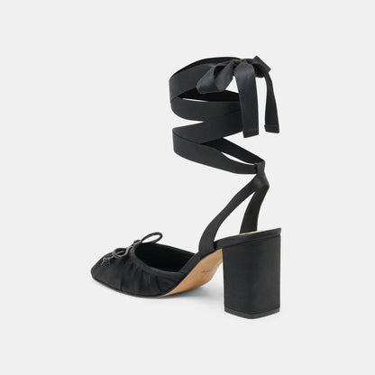 TISHA ONYX SATIN
