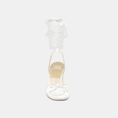 TISHA SATIN BLANC