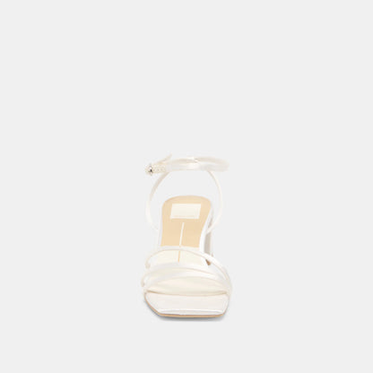 YSABEL TRUE WHITE SATIN