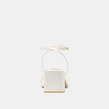 YSABEL TRUE WHITE SATIN