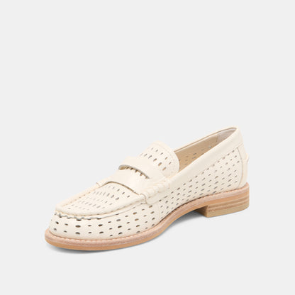 WONDA SUÈDE PERFORÉ BLANC CASSÉ