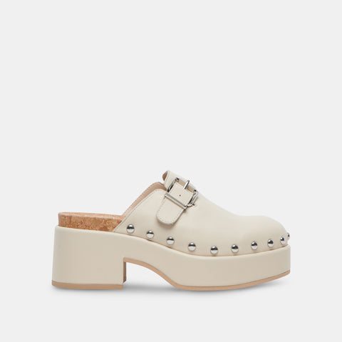 DOLCEVITA YEVAN NATURAL LEATHER Mules & Clogs