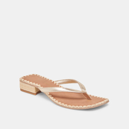 BARTY GOLD LEATHER