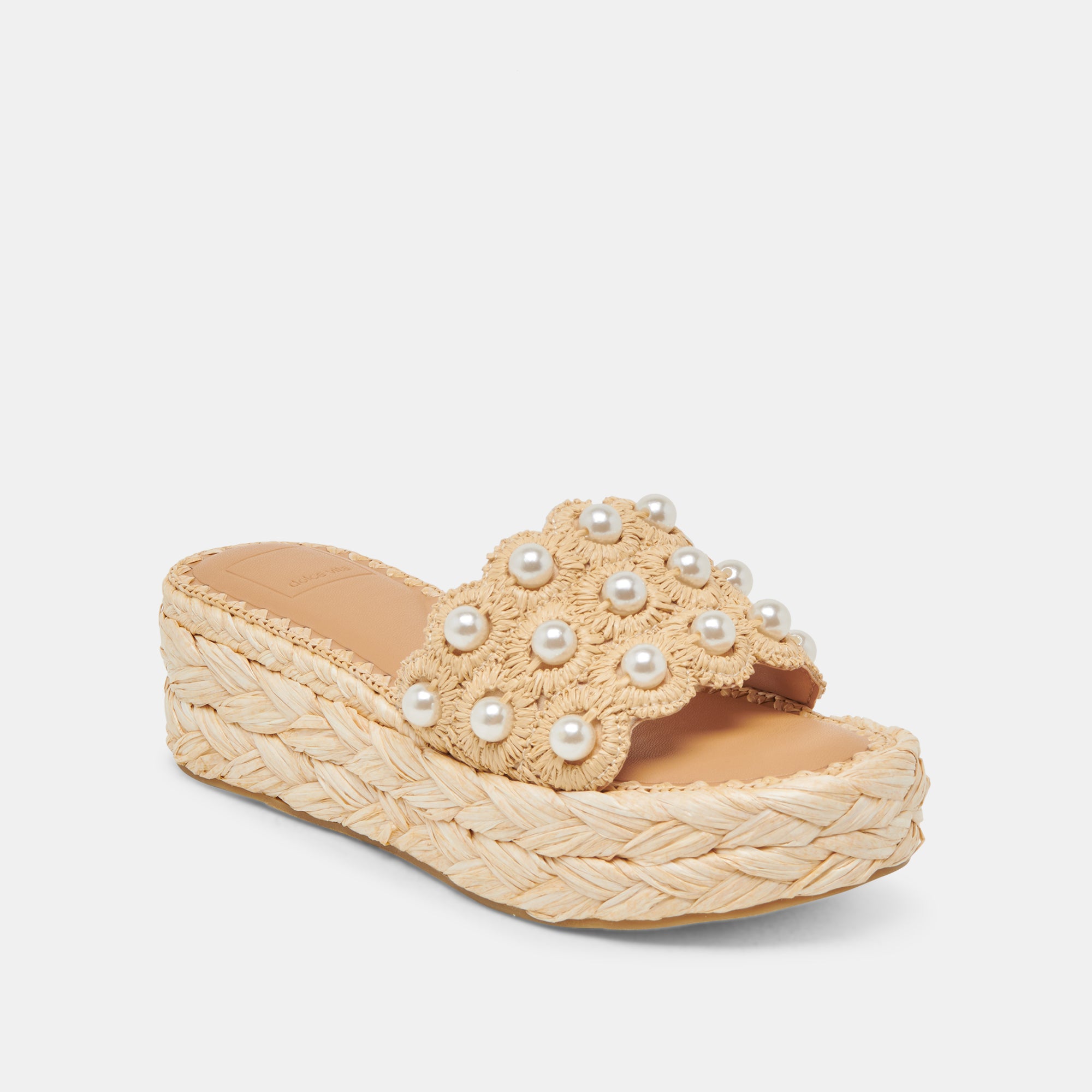 CAPER PEARL LT NATURAL RAFFIA