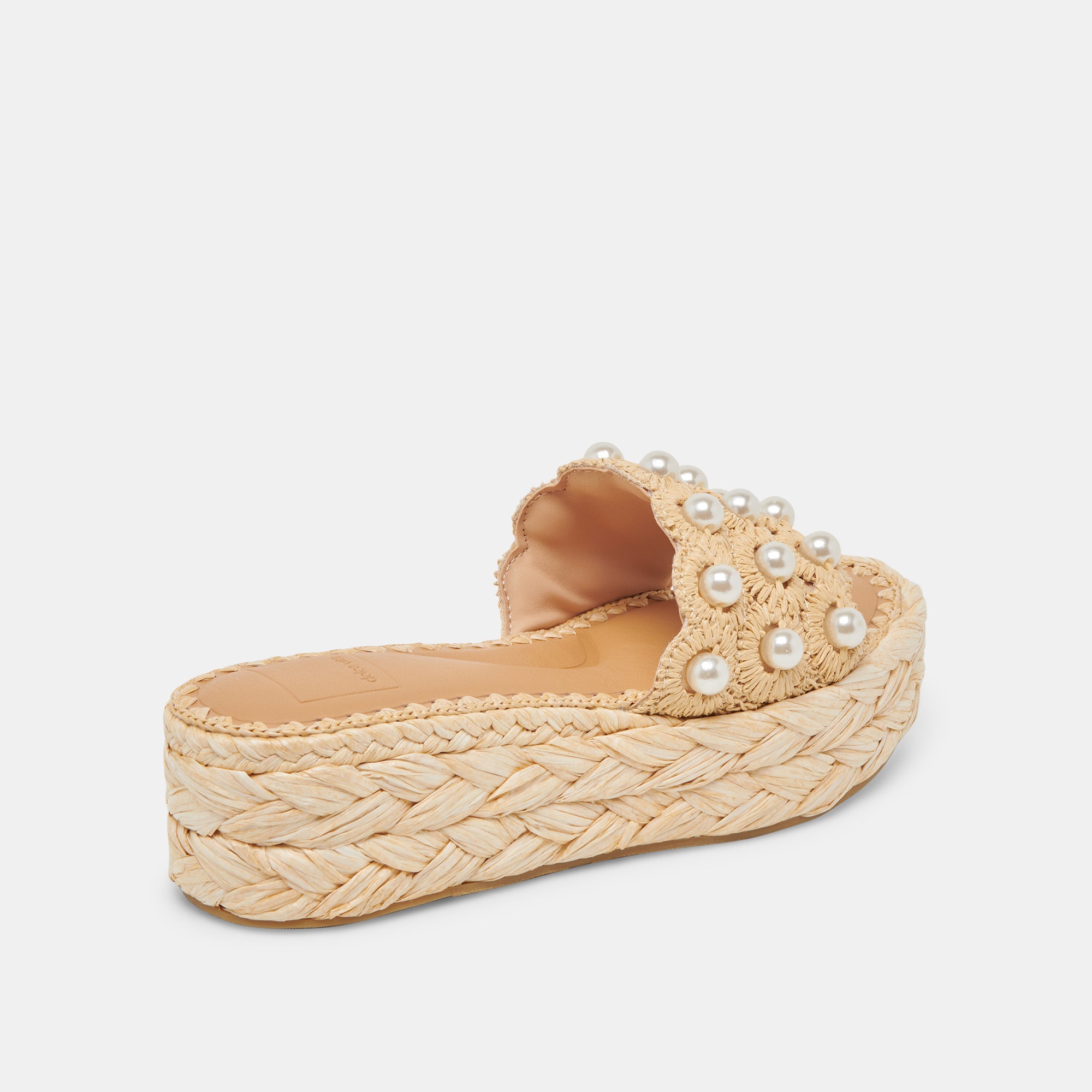 CAPER PEARL LT NATURAL RAFFIA