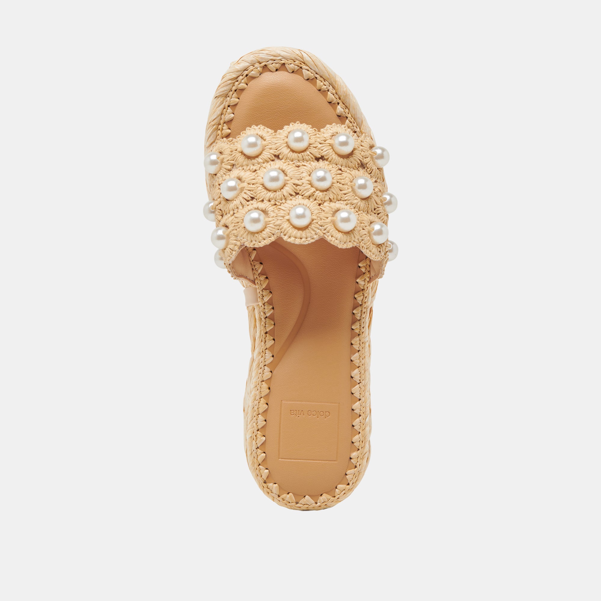 CAPER PEARL LT NATURAL RAFFIA