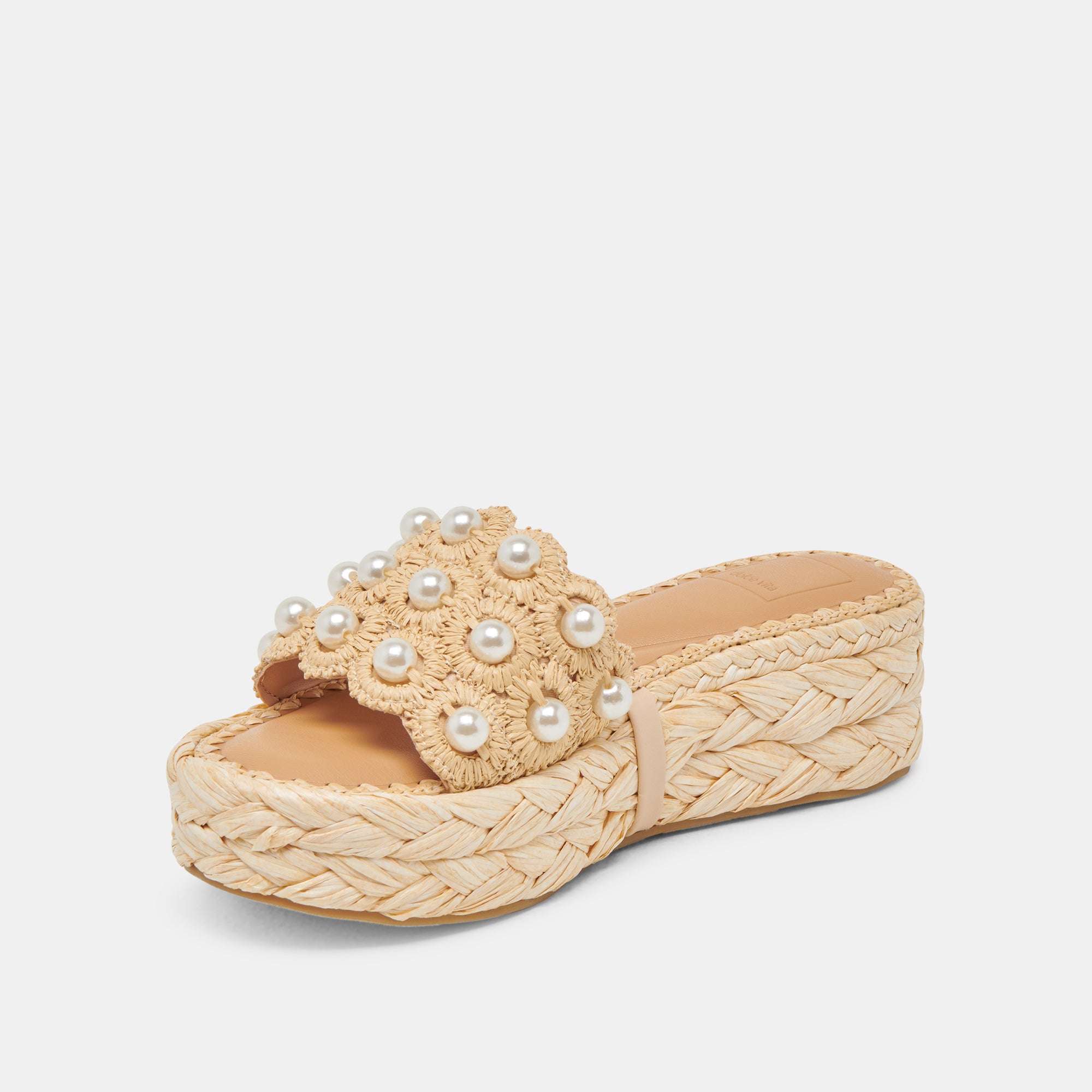 CAPER PEARL LT NATURAL RAFFIA