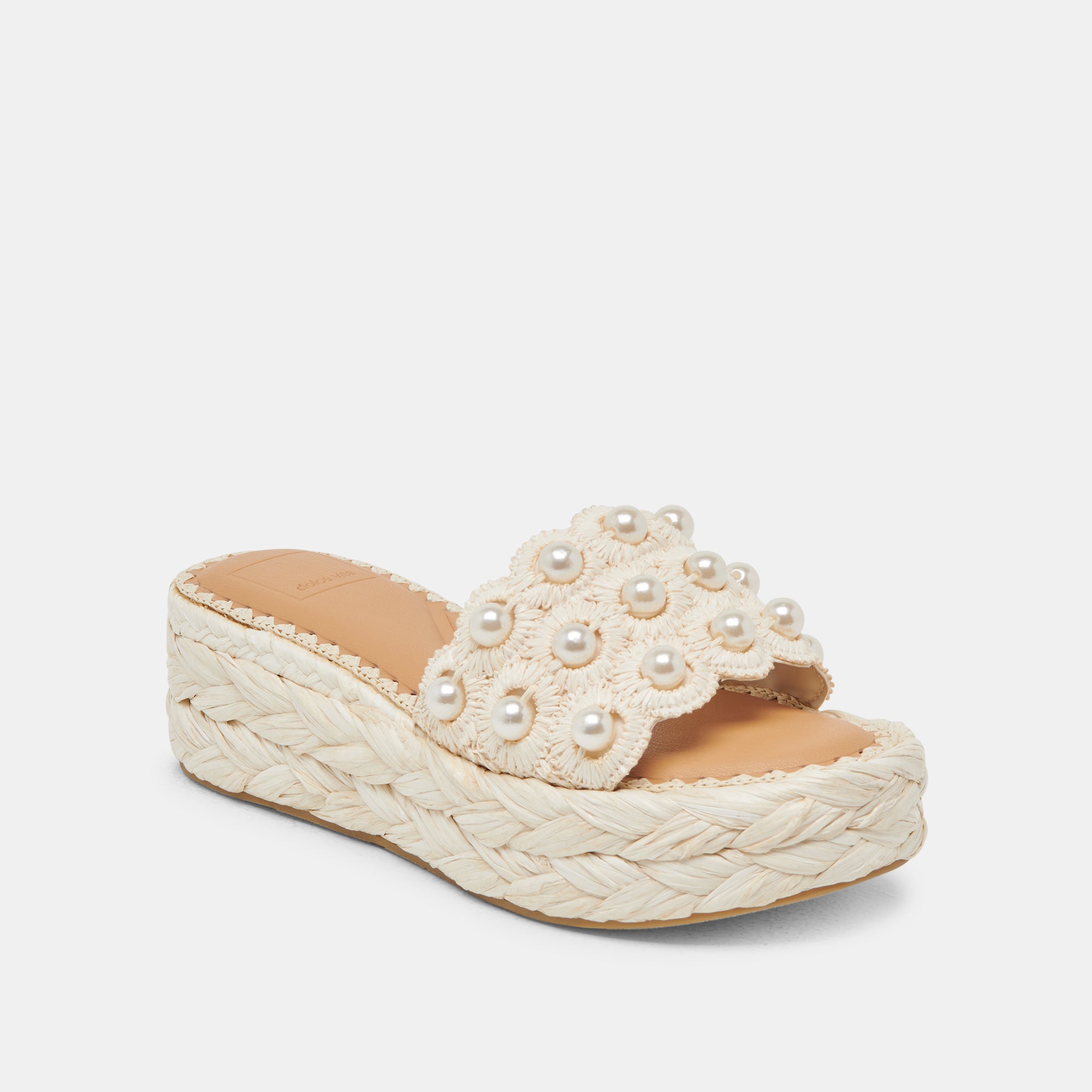 CAPER PEARL VANILLA RAFFIA