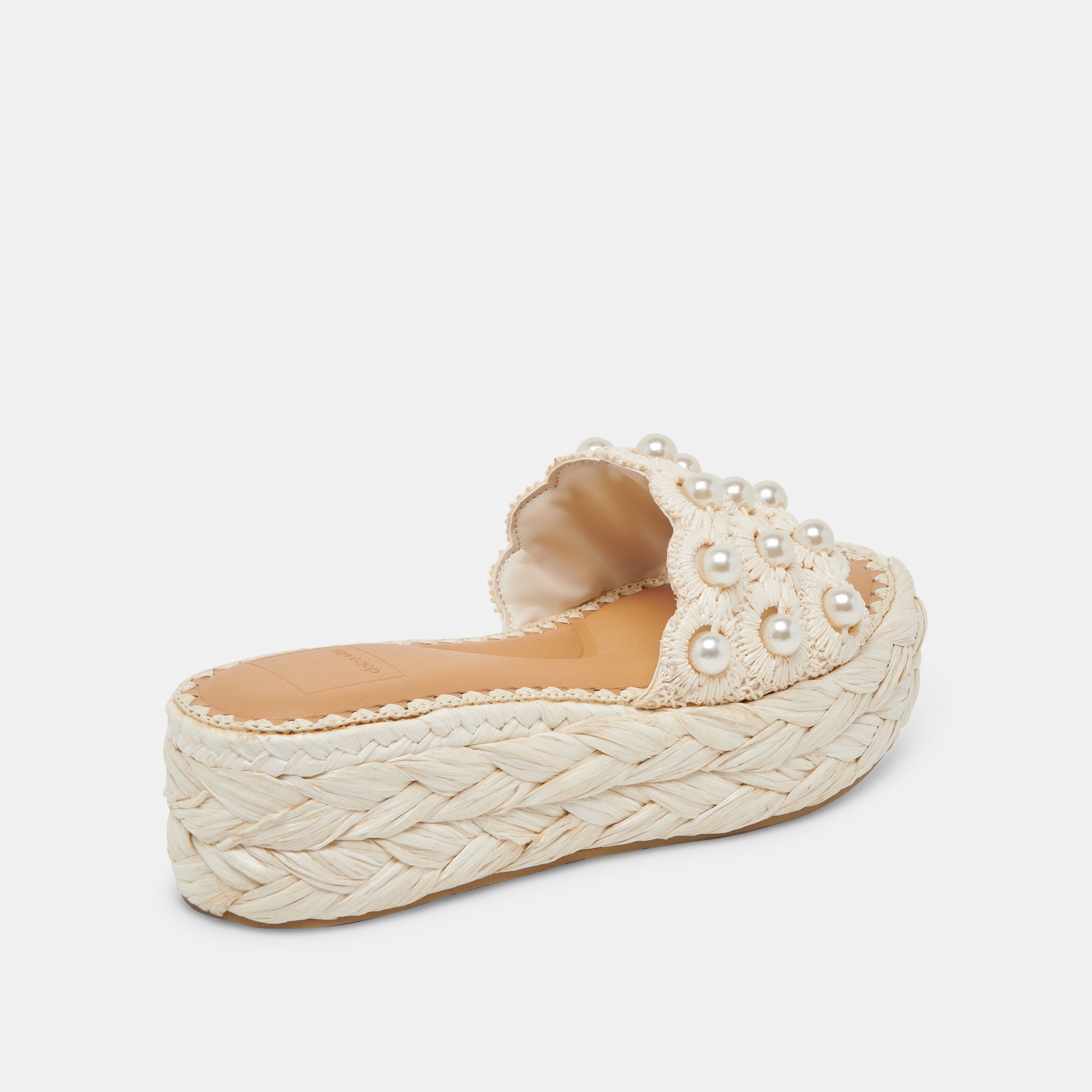 CAPER PEARL VANILLA RAFFIA