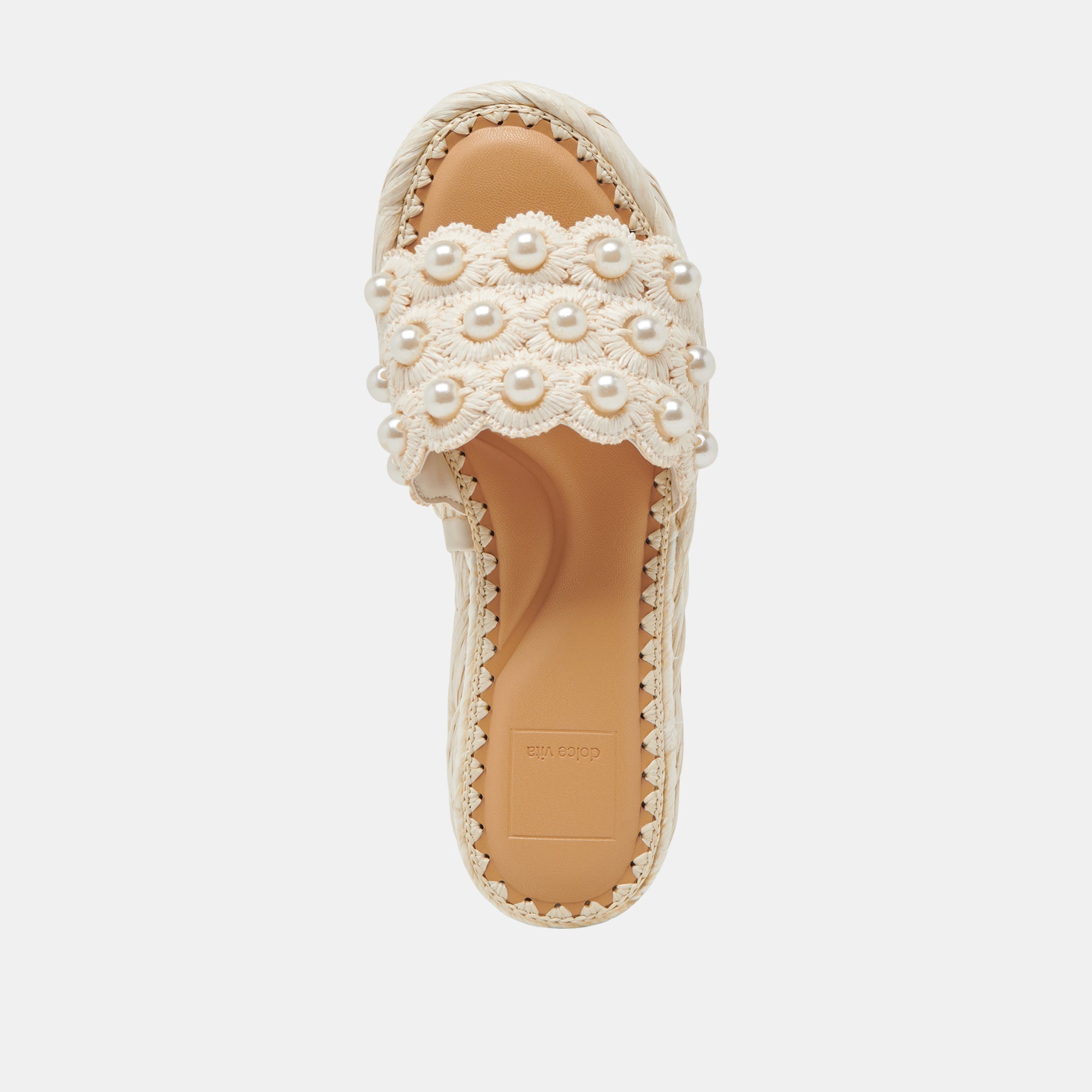 CAPER PEARL VANILLA RAFFIA