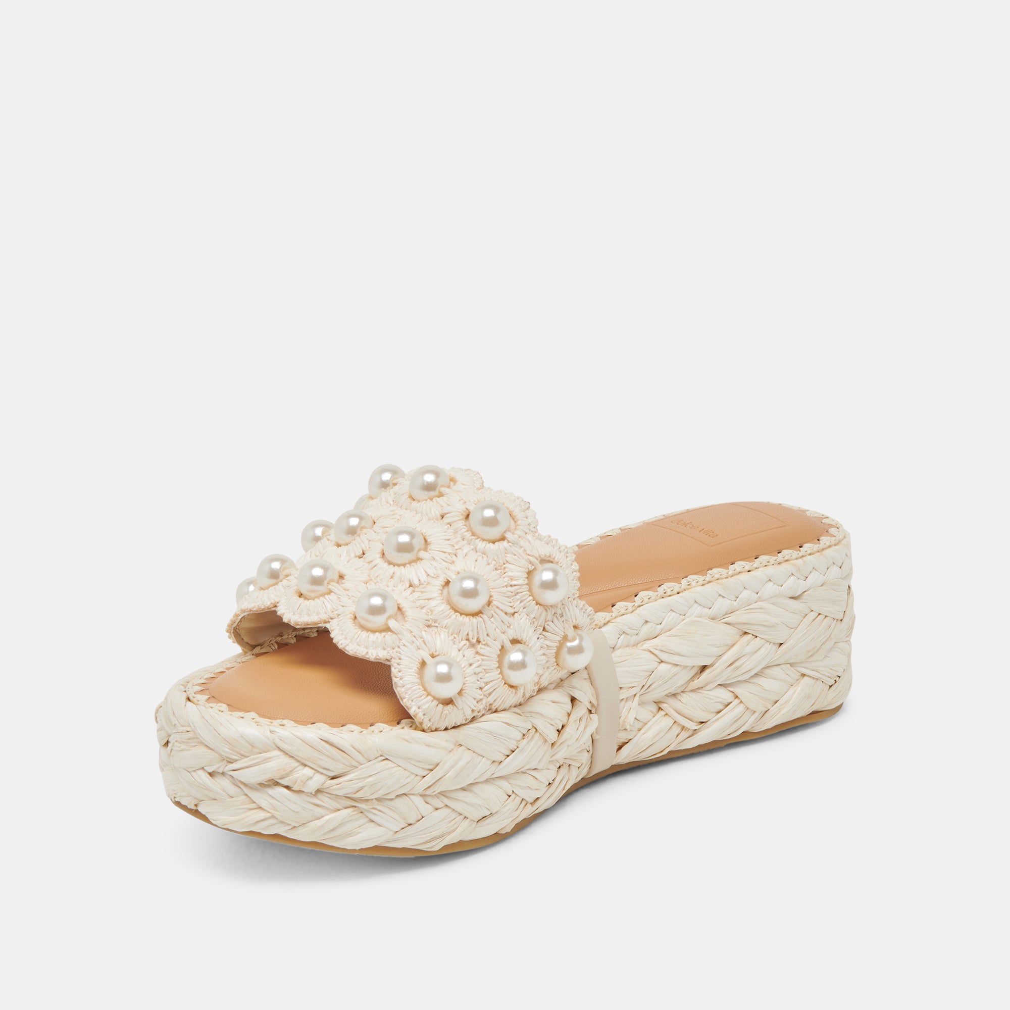 CAPER PEARL VANILLA RAFFIA