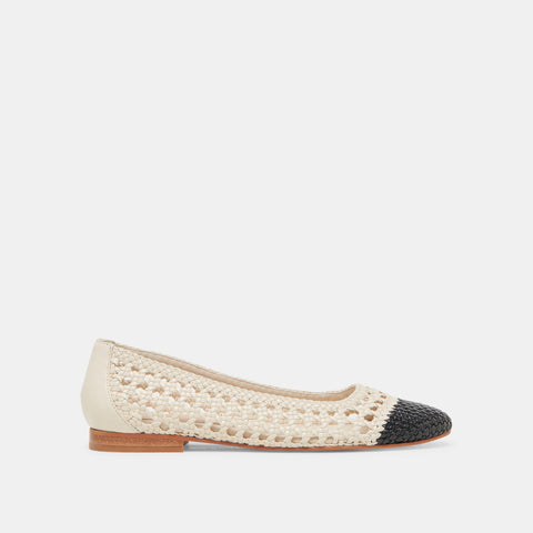 DOLCEVITA CATIA BONE BLACK WOVEN Gifts $150 to $200