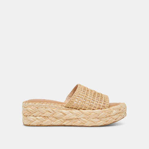 DOLCEVITA CHAVI MESH NATURAL WOVEN All Sandals & Heels