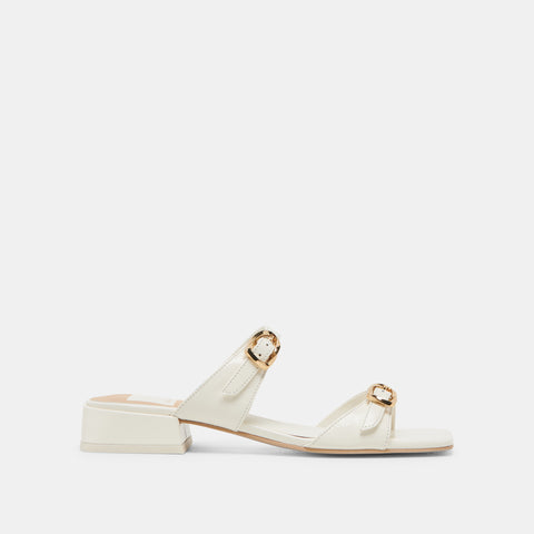 DOLCEVITA FABOLA WHITE PATENT Cadeaux de 100 $ à 150 $
