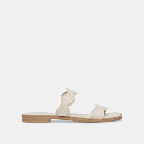 DOLCEVITA ILVA LOW CREME LEATHER All Sandals & Heels