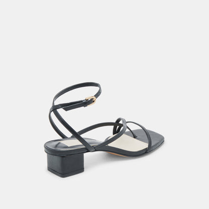 KARLOS BLACK LEATHER