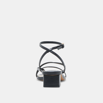 KARLOS BLACK LEATHER