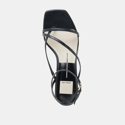 KARLOS BLACK LEATHER