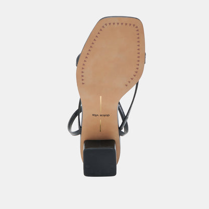 KARLOS BLACK LEATHER