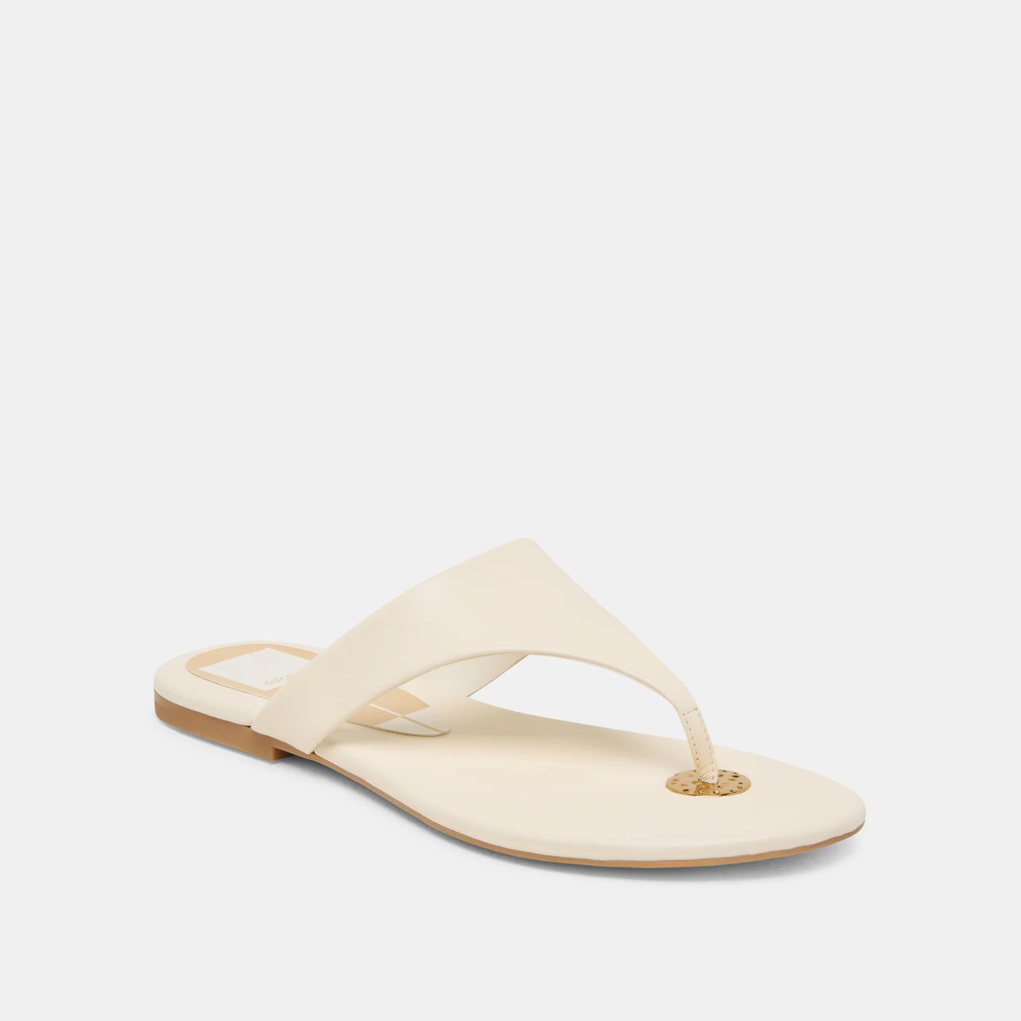 KITTLE CUIR BLANC CASSÉ - view 3