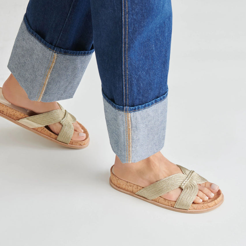 SELDA GOLD RAFFIA
