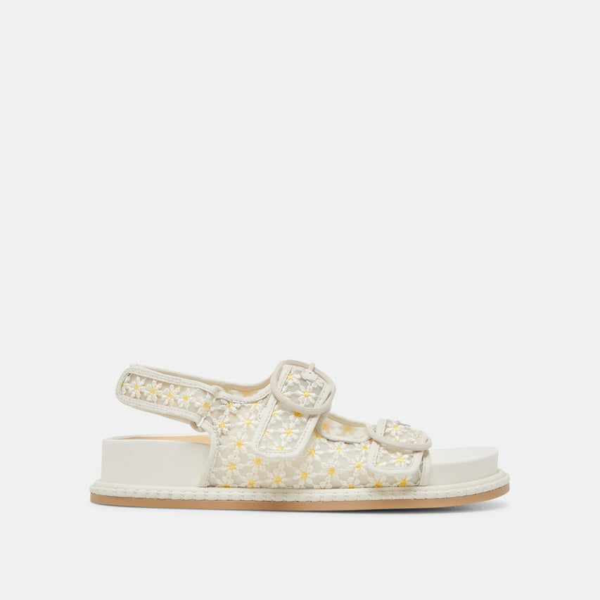 STUART FLORAL BLANC MAILLE FLORALE