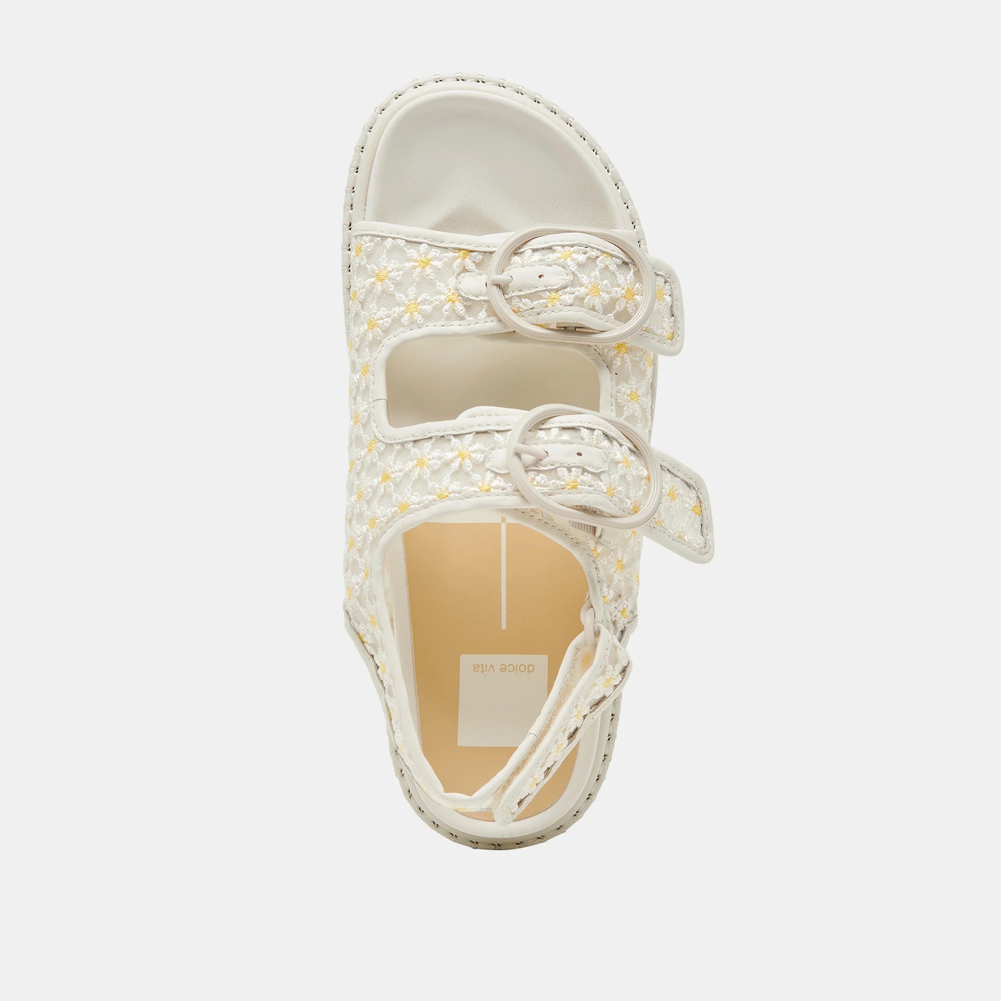 STUART FLORAL WHITE FLORAL MESH