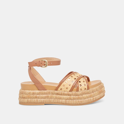 DOLCEVITA WRILEY SADDLE WOVEN RAFFIA All Sandals & Heels