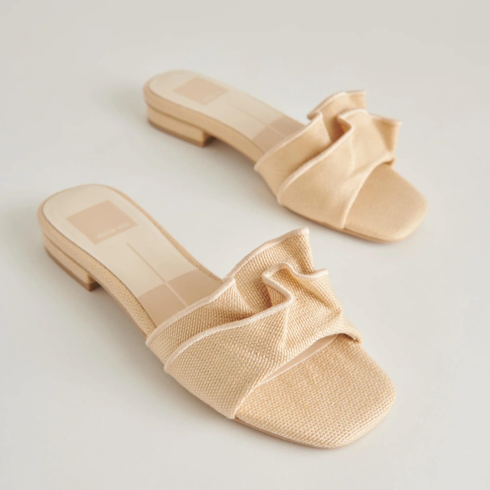 Alumni Natural Raffia Sandal Size 6 By Dolce Vita