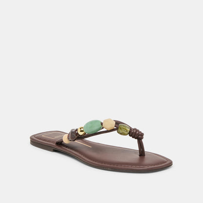 CELY DARK BROWN LEATHER