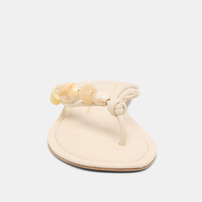 CELY IVORY LEATHER